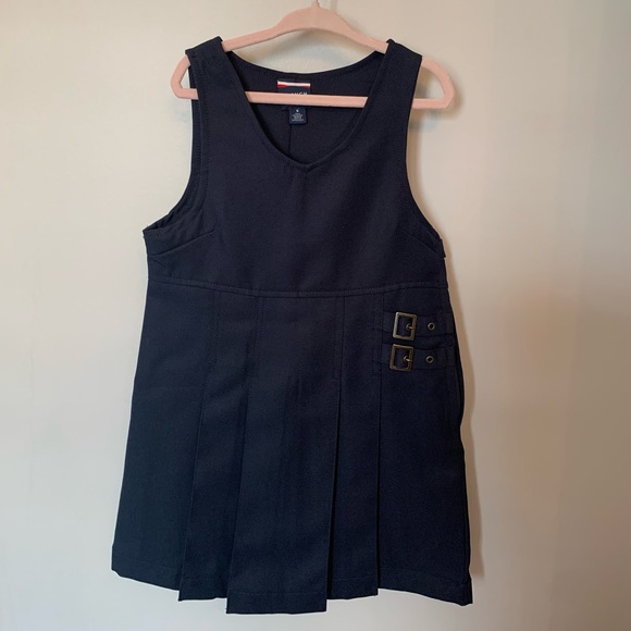 Navy Blue Uniform Dress Bundle - Sz 5 - Picture 2 of 5